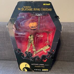 Nightmare Before Christmas Tim Burton's The Active Label Pumpkin King Series 1
